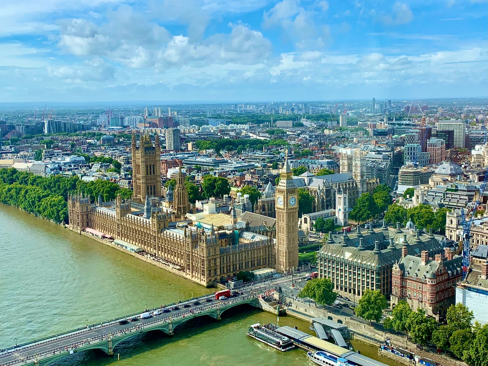 View from London Eye